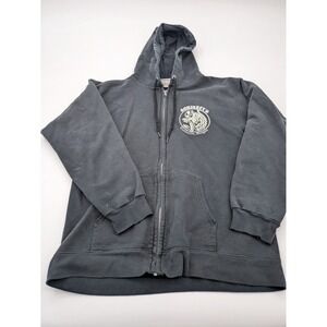 Black Full Zip Hoodie Small Glow In The Dark Squirrel's Tavern Corvallis Oregon